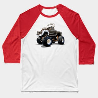 Cartoon monster truck Baseball T-Shirt